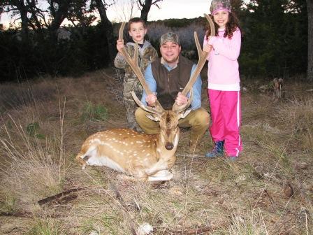 36inch Axis Buck. It is a family affair!