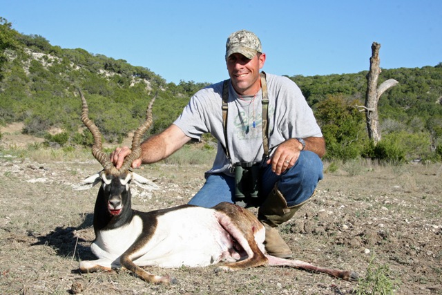 Black Buck Antelope w/ Hunter