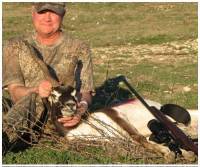 Black Buck Antelope w/ Hunter